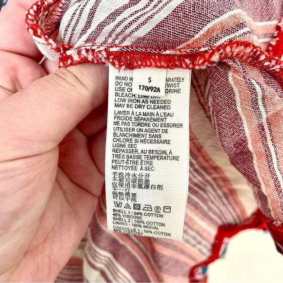 Free People Under the Sun Tunic Top Red Rome - Picture 11 of 13